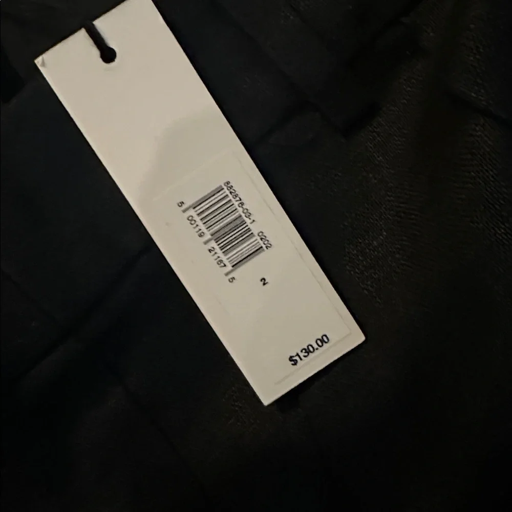 NWT! Banana Republic Black Lina Straight Linen Pant - 882876 🖥️7️⃣